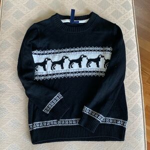 Janie and Jack black knit sweater. Boys size 4. Beautiful sweater, worn twice.